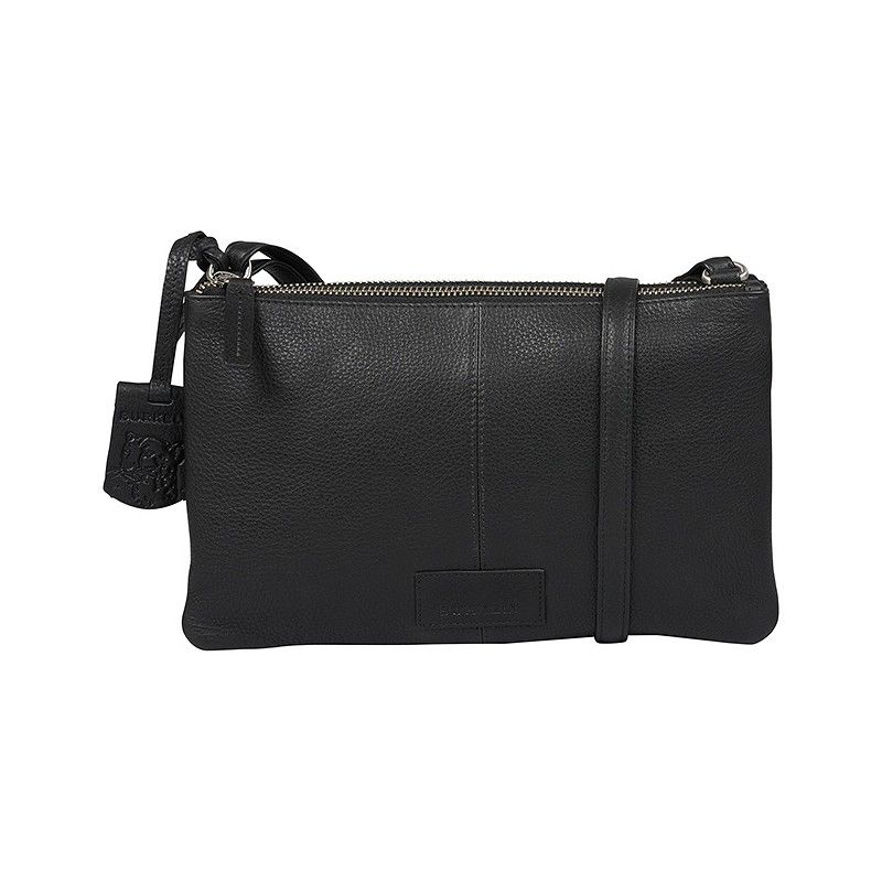 Soft Skylar double pocket zipped black