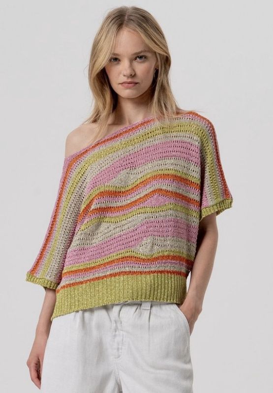 Knitted jumper multi colour