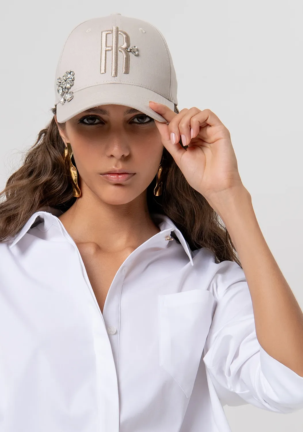 Baseball cap beige