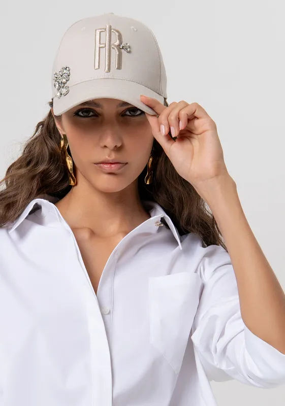 Baseball cap beige
