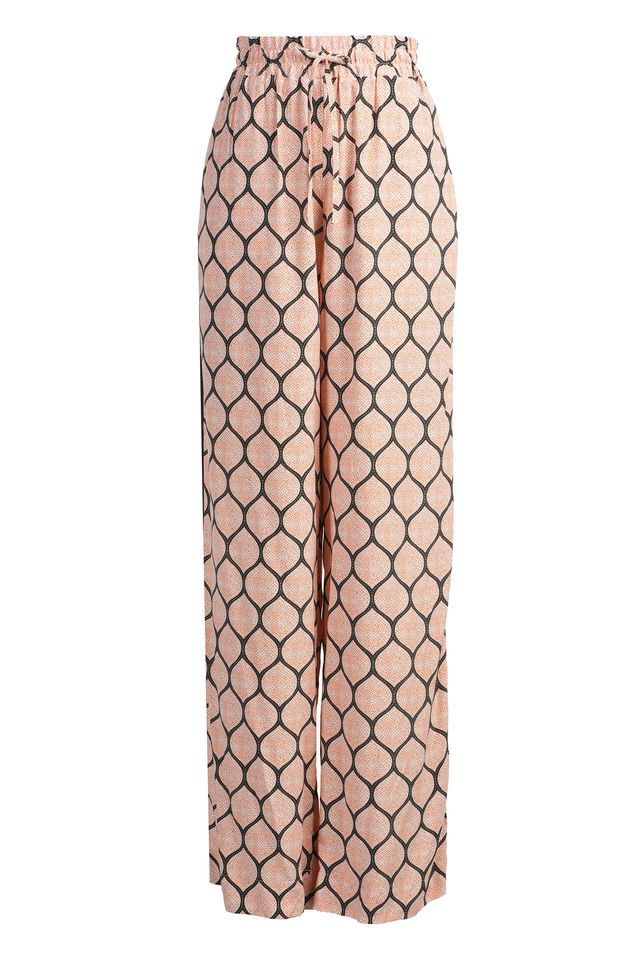 Denise print trousers orange