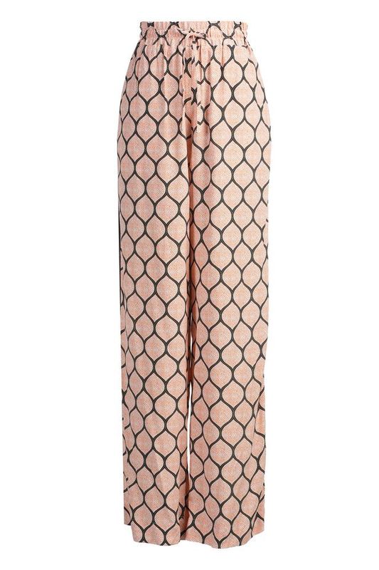 Denise print trousers orange