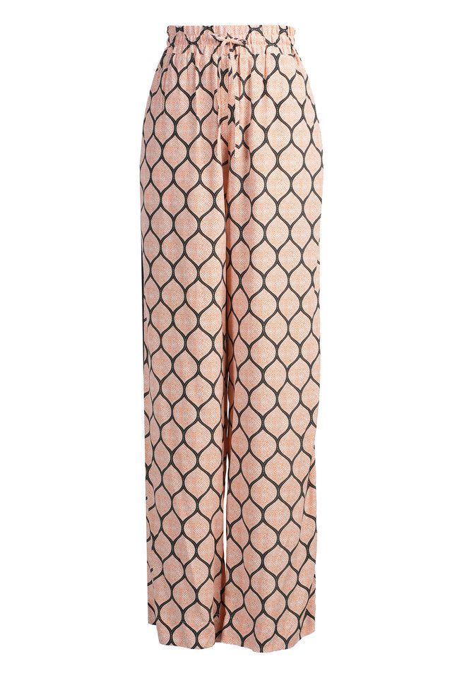 Denise print trousers orange