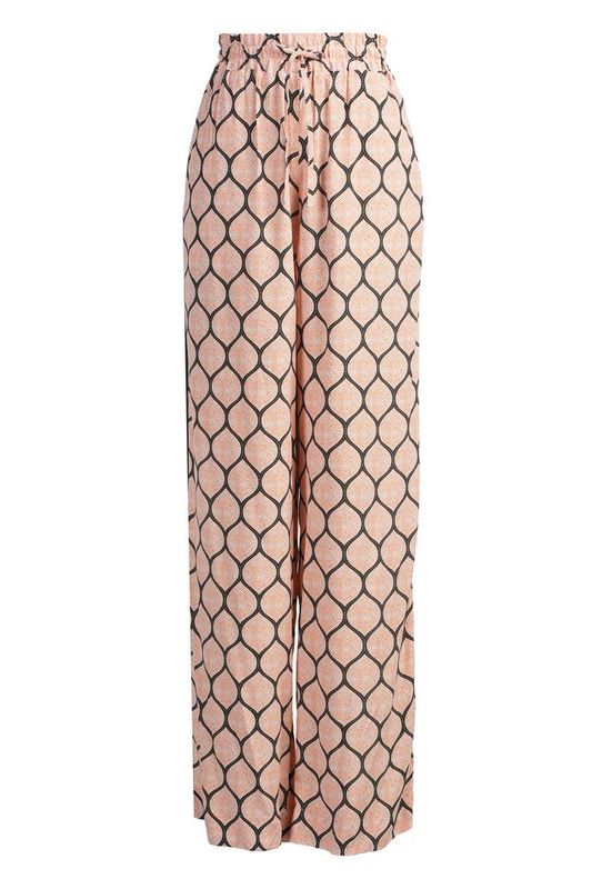 Denise print trousers orange