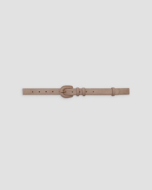 Scotland suede belt nude