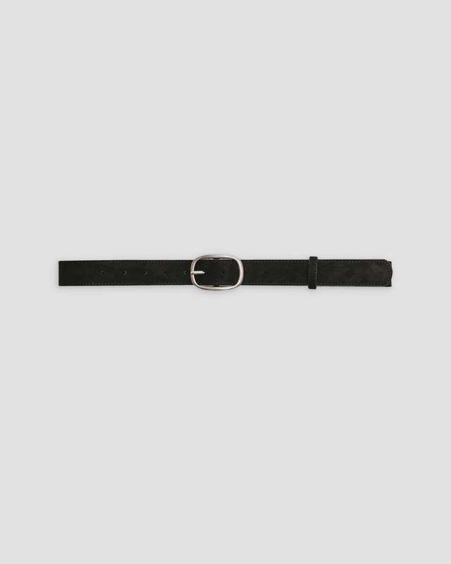 Vikander faux suede belt black