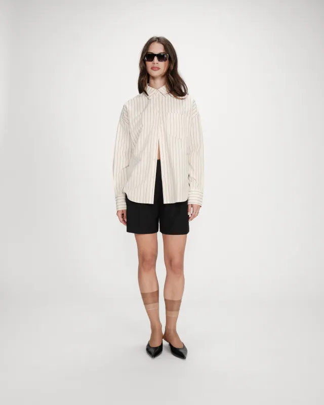 Valerie oversized shirt cream