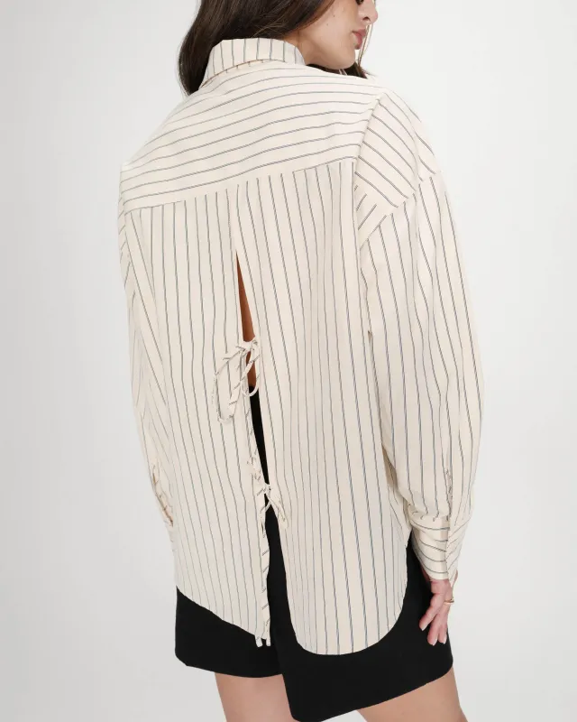 Valerie oversized shirt cream
