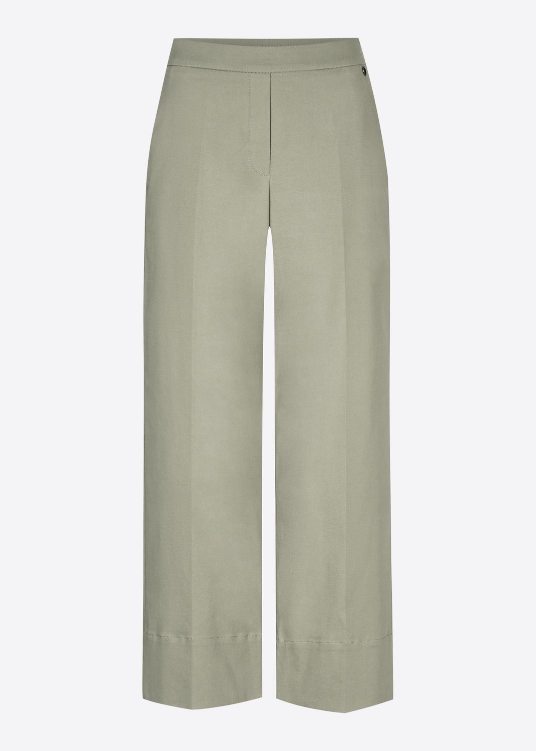 Wide leg pull on culottes sage green