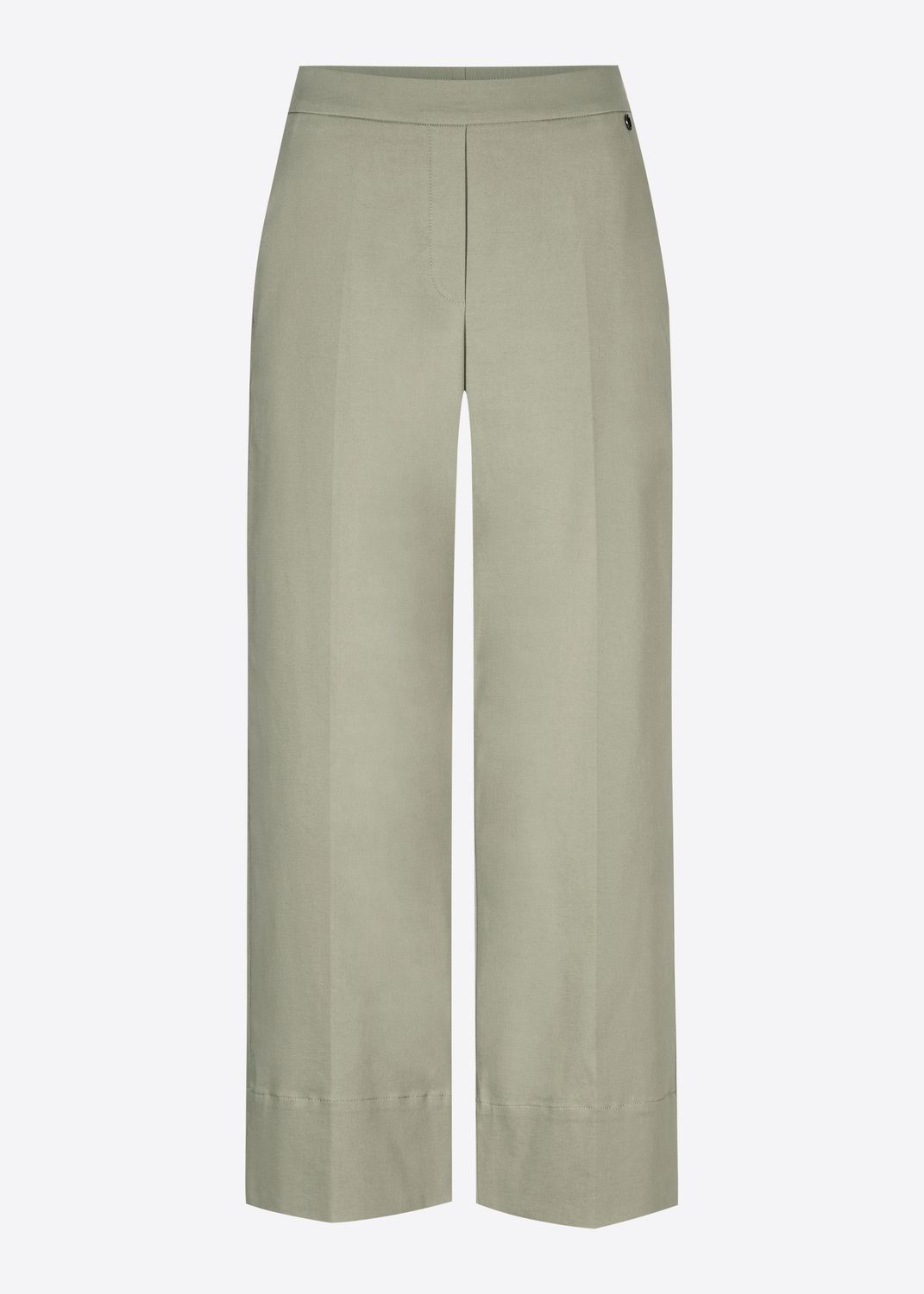 Wide leg pull on culottes sage green