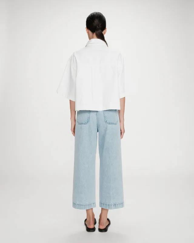 Joe 7/8 loose fit denim jeans light blue