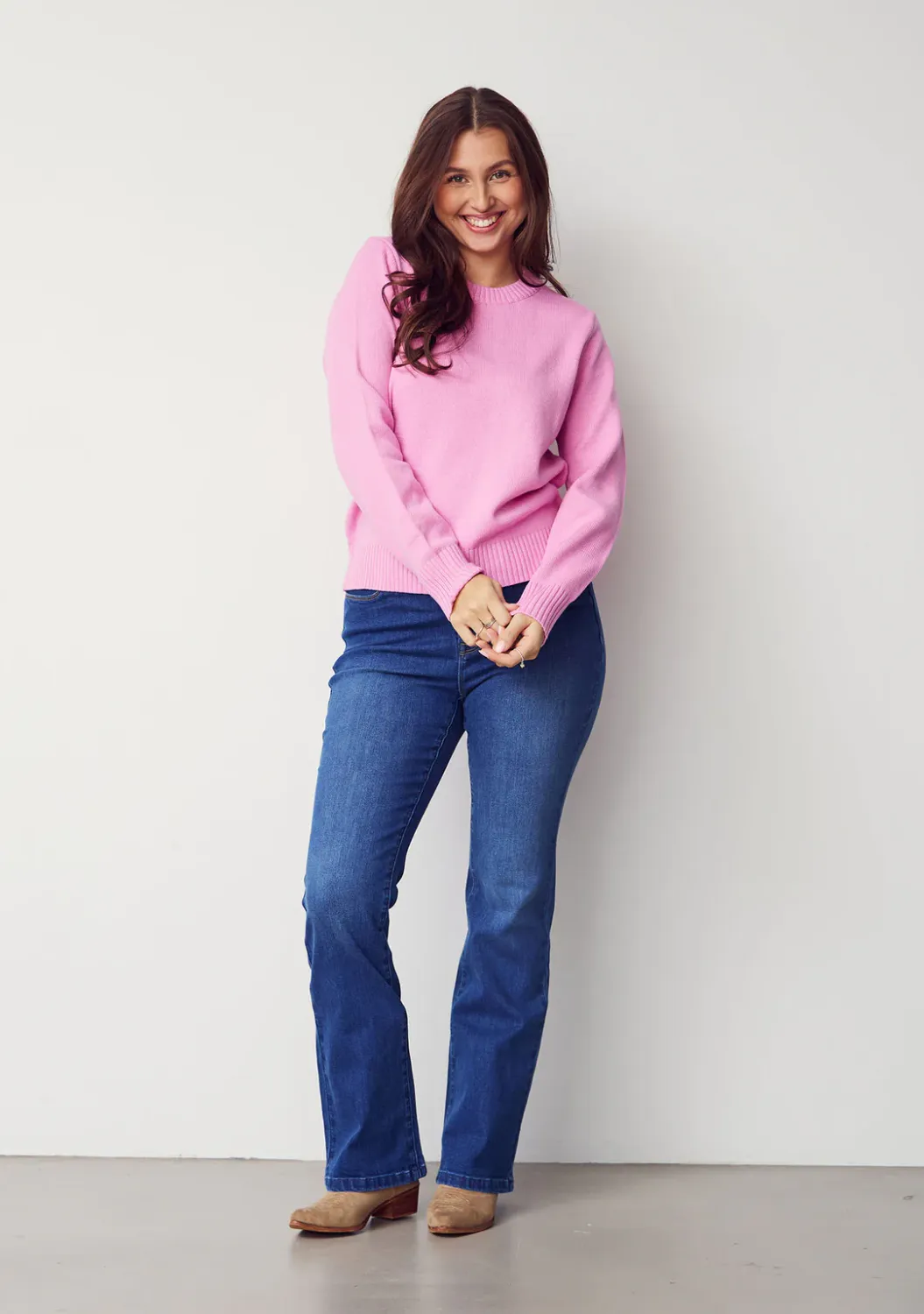 Carpi flare denim jean blue