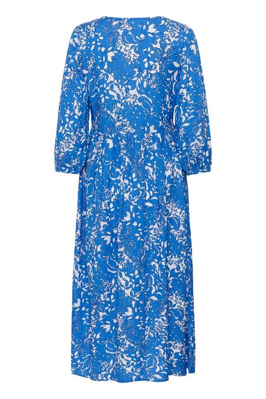 Tiah smock dress cornflower blue