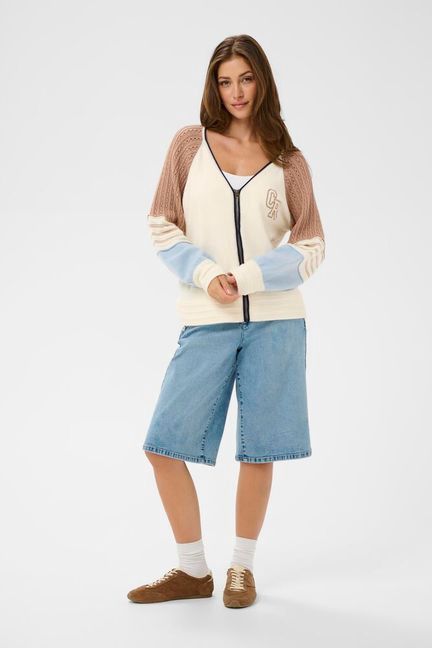 Pura knit cardigan cream