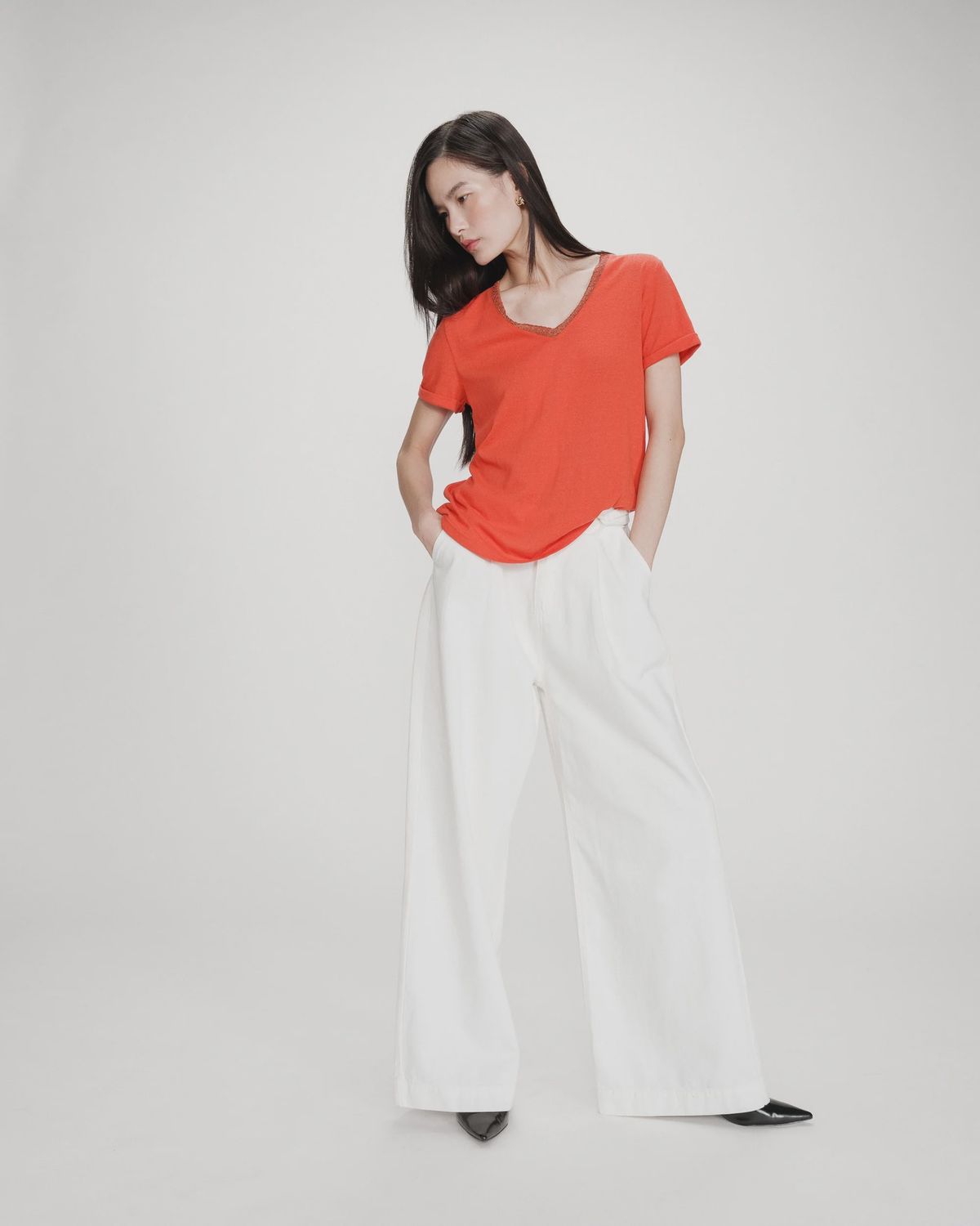 Vasco t-shirt burnt orange