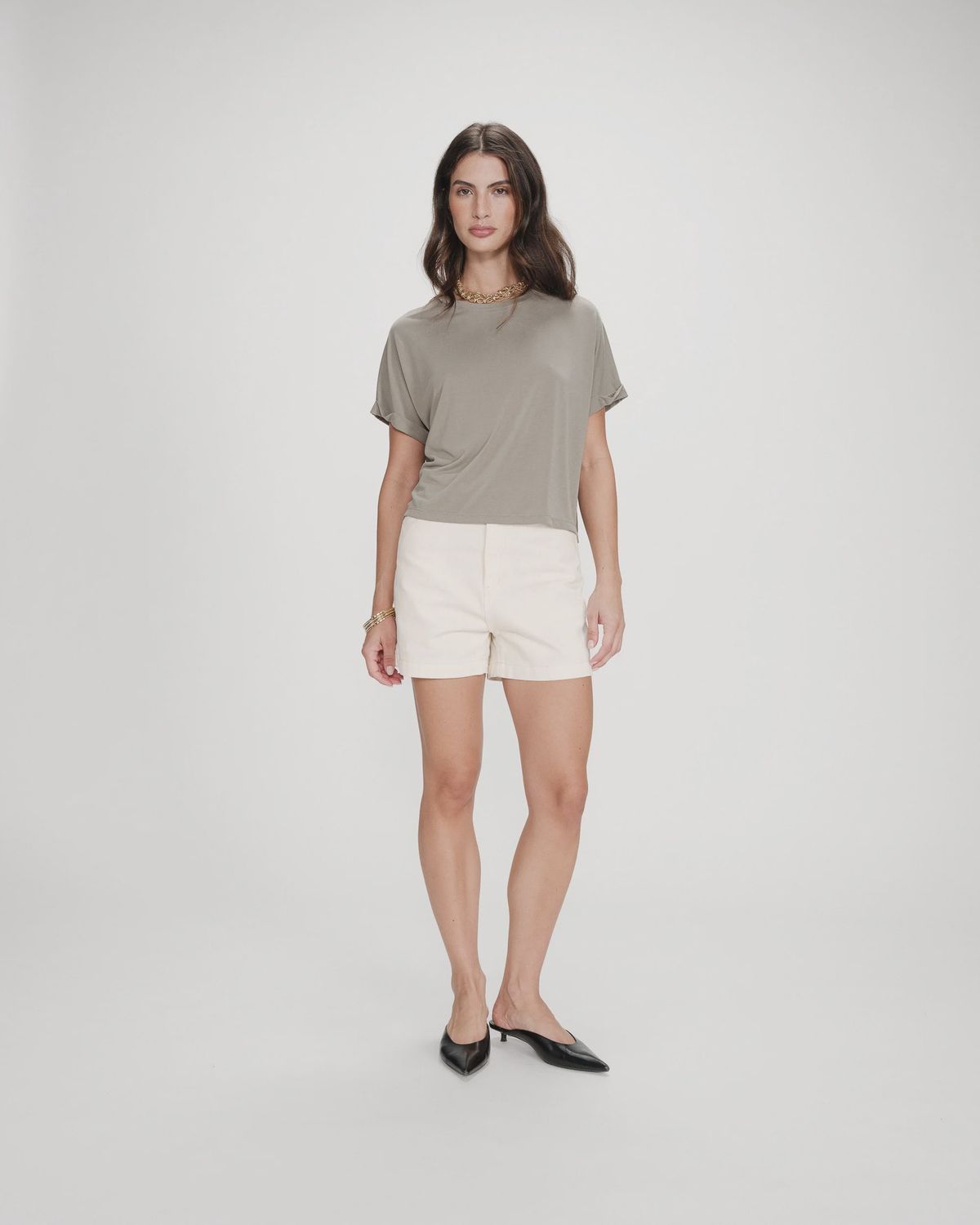 Parma t-shirt khaki green