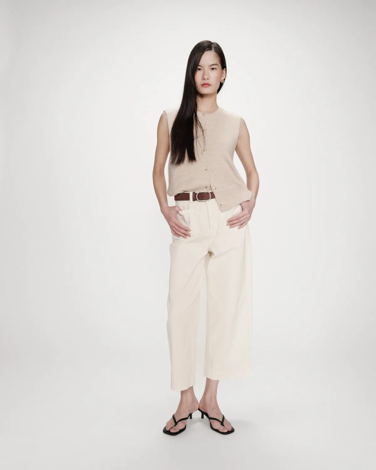 Joe 7/8 jeans cream