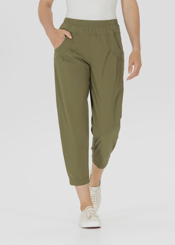 Rachell cropped trousers sage green