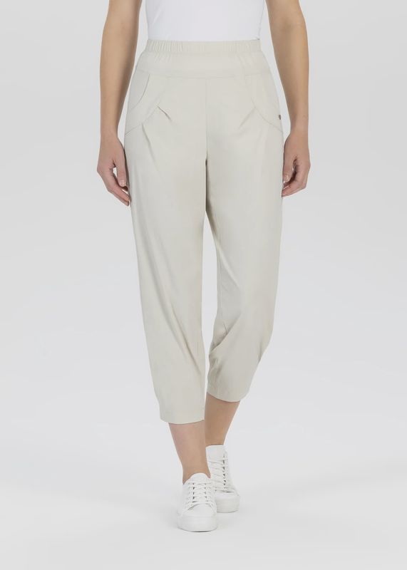 Rachell cropped trousers lime white