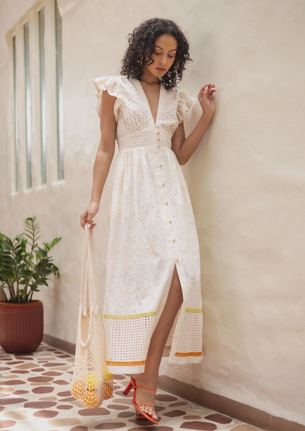 Madeline ivory dress