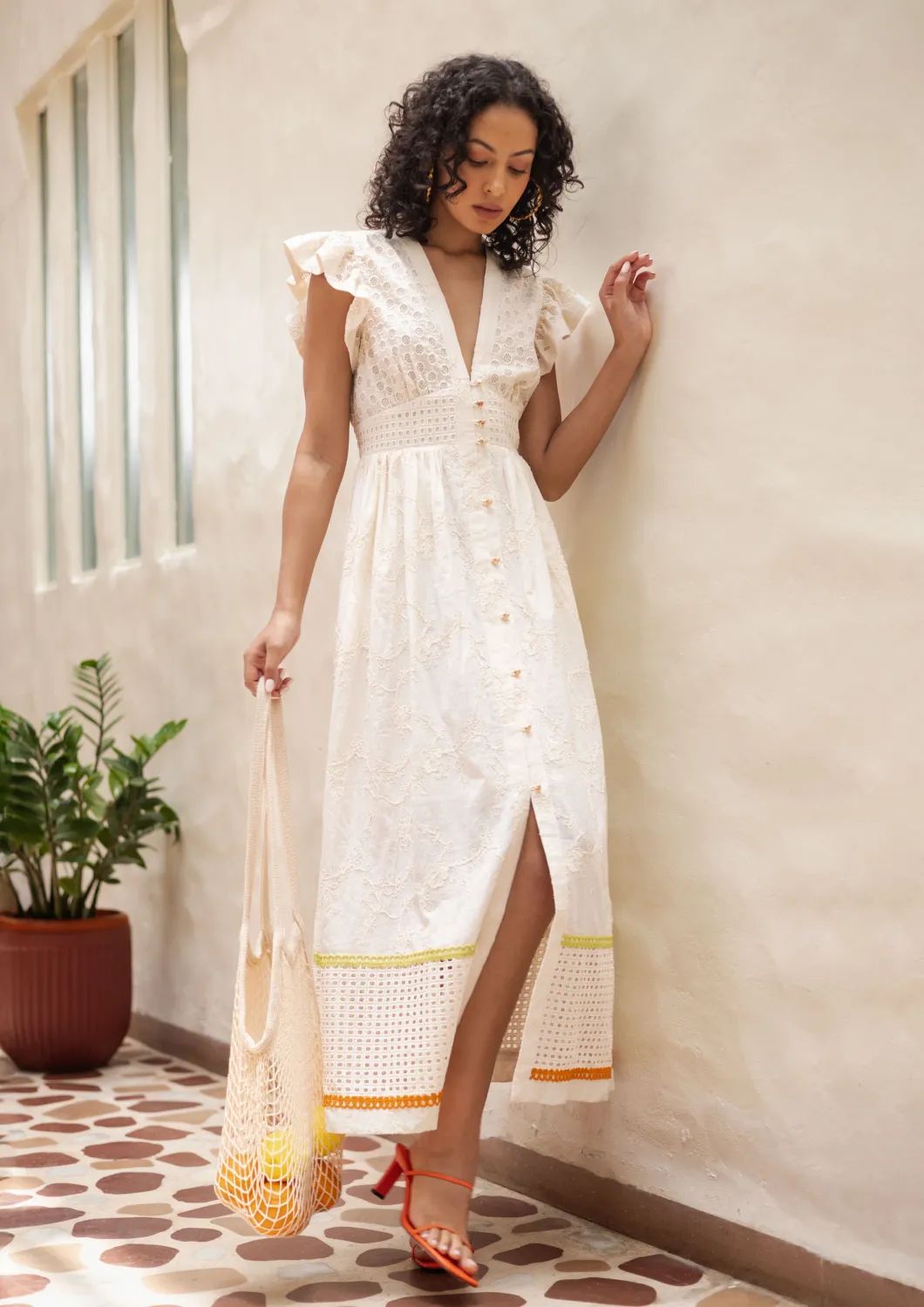 Madeline ivory dress