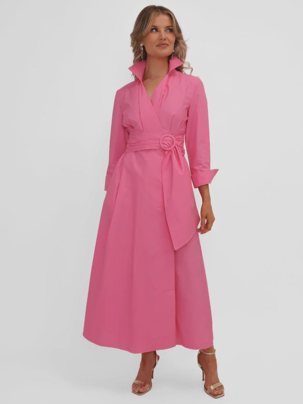 Penelope dress bubblegum pink