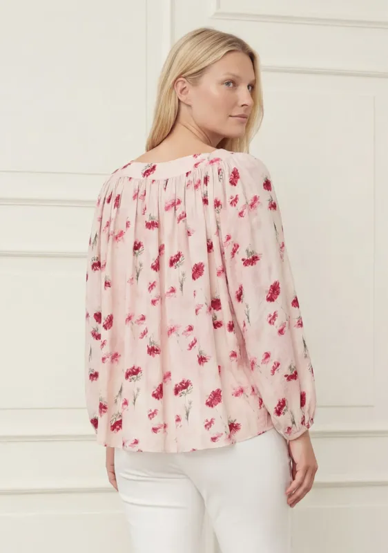 Manny blouse floral pink