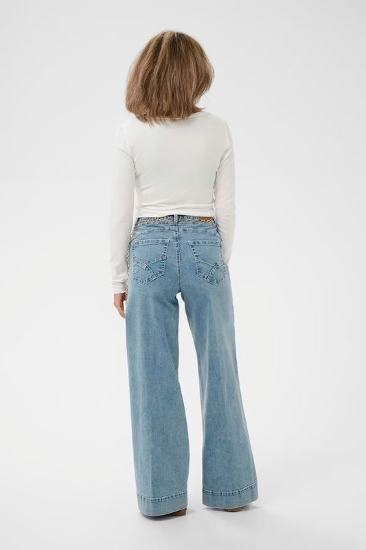 Rita wide leg denim jeans blue