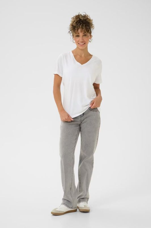 Naia v-neck t-shirt soft white