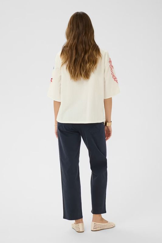 Rosetta blouse soft white