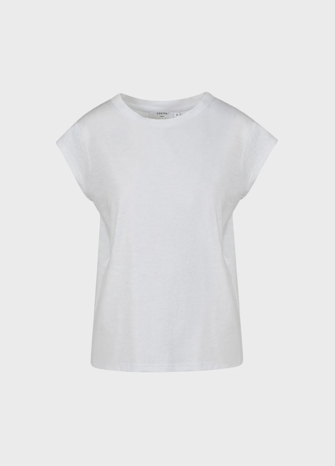Metallic t-shirt white