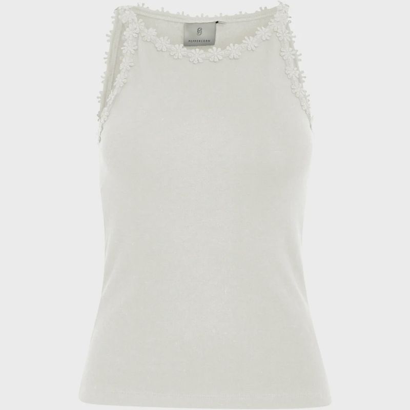 Alice daisy vest top cream
