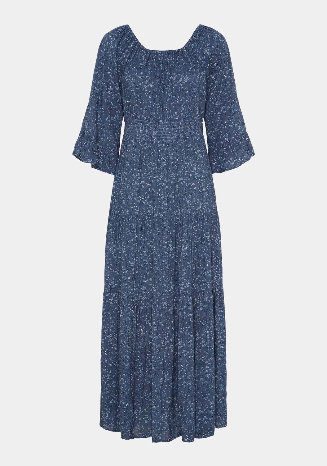 Chantel dress blue print