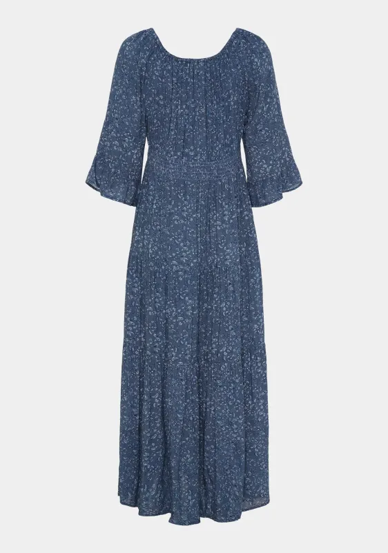 Chantel dress blue print