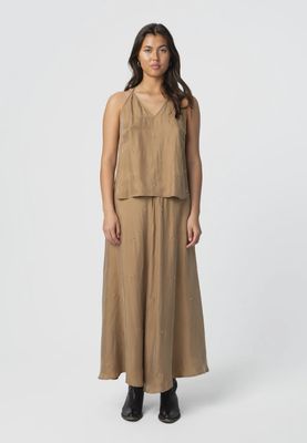 Strappy top brown