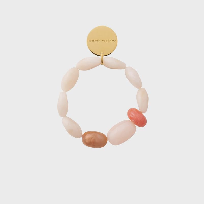 Unique flex bracelet latte brown mix