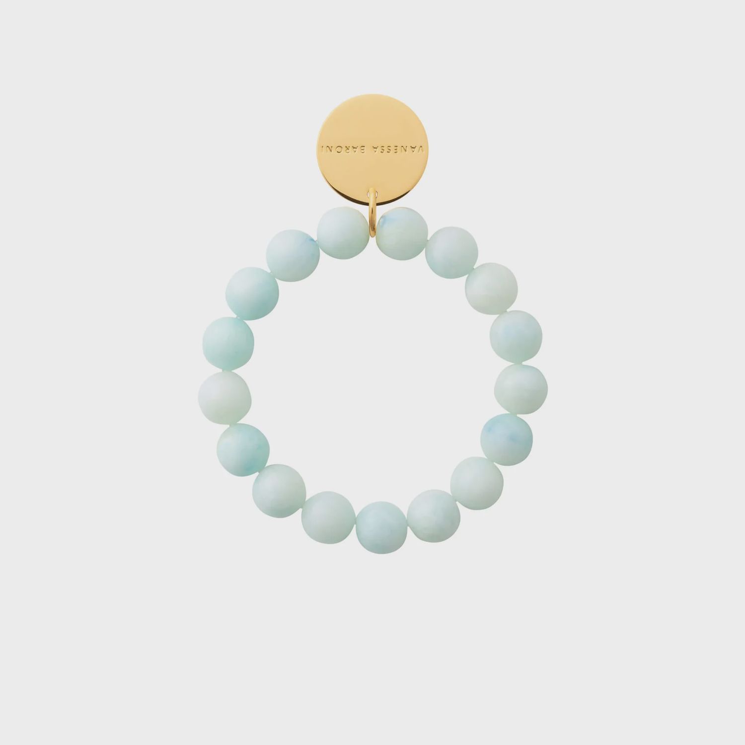 Mini beads flex bracelet pale blue