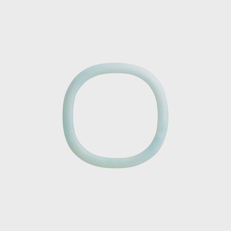 Soft edge bangle pale blue