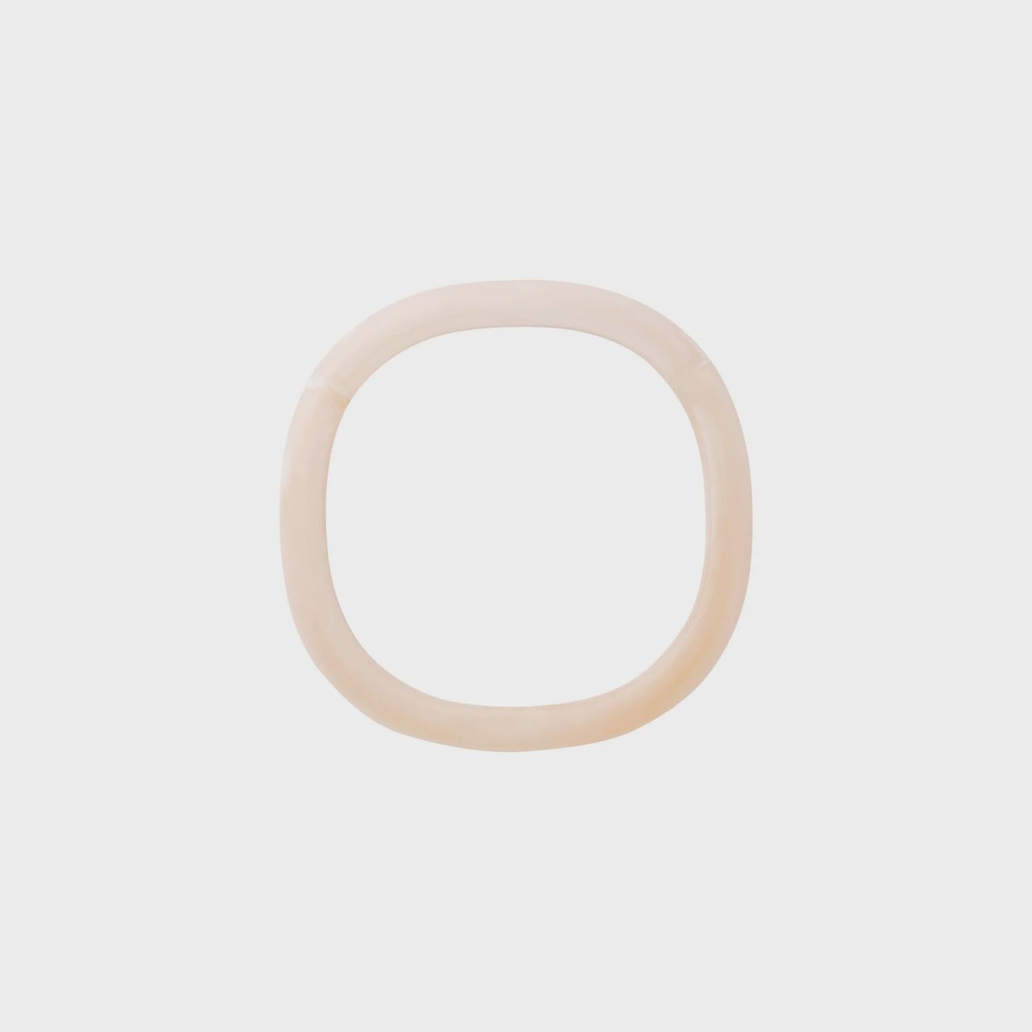 Soft edge bangle latte cream marble
