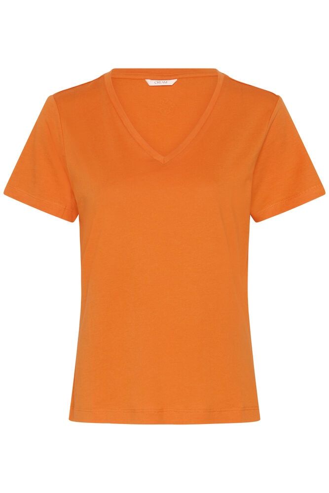 Naia v-neck T-shirt orange
