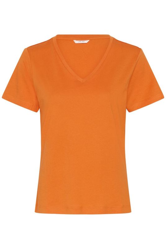 Naia v-neck T-shirt orange