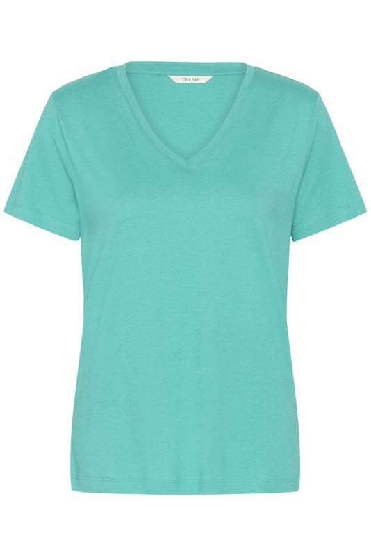 Naia v-neck t-shirt turquoise