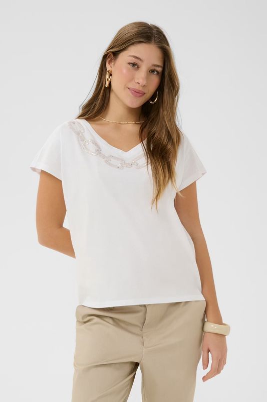 Nibia t-shirt soft white