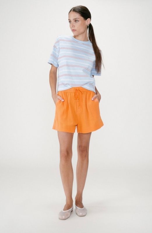 Wasabi shorts orange
