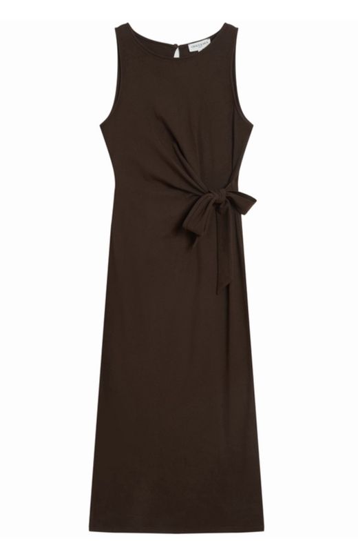 Wyla sleeveless dress chocolate brown