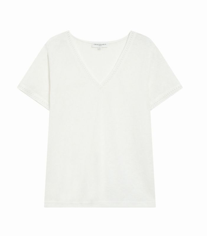 Willem v-neck t-shirt off-white