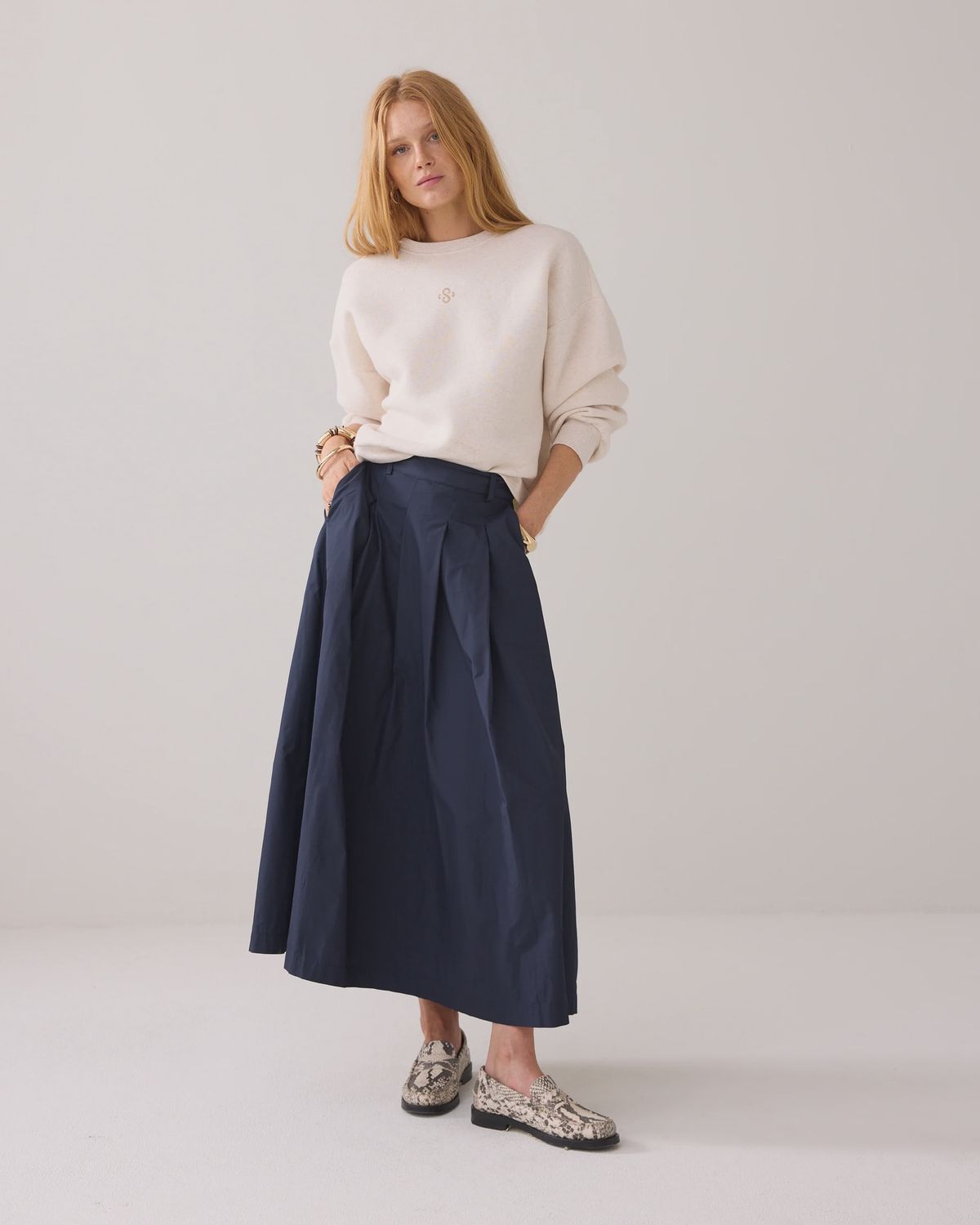 Sweatshirt beige