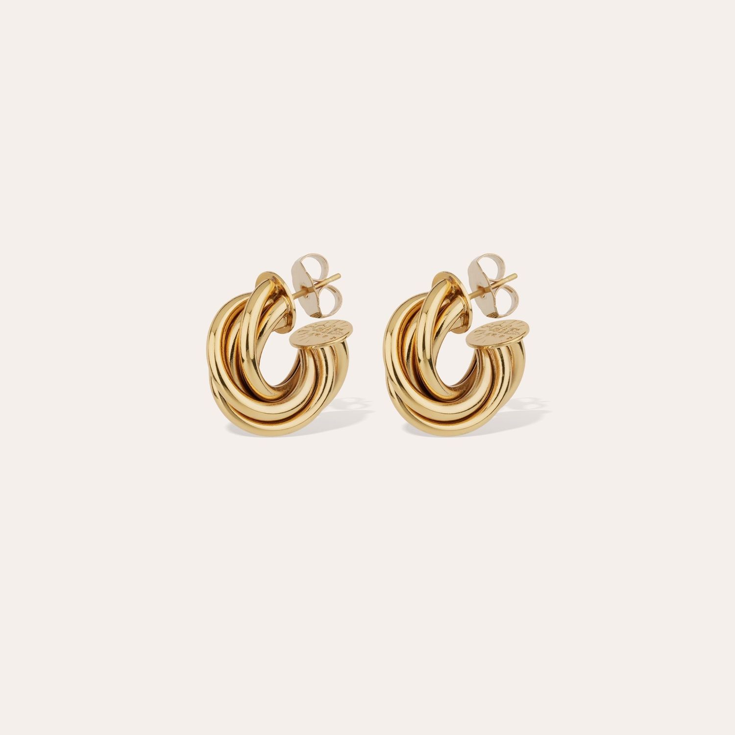 Atik mini hoop earrings gold