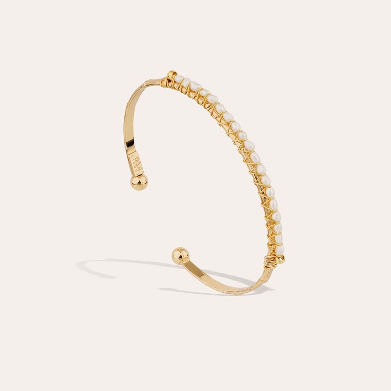 Lyre bracelet gold