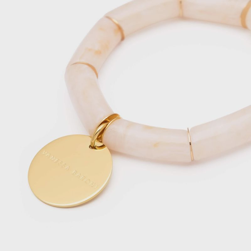 Flex bracelet latte marble cream